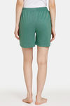 Rosaline Reclaimed Nature Knit Cotton Shorts (Pack Of 2) - Green Blue — thumbnail 4